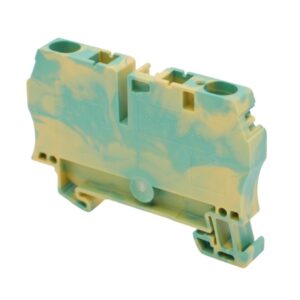 10 Stück Weidmüller ZPE 6 Schutzleiter-Reihenklemme grün-gelb