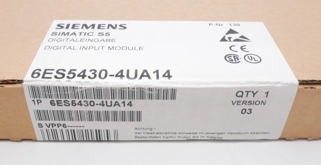 Siemens 6ES5430-4UA14 Digitaleingabe-Modul Simatic S5 Version 03 NEW