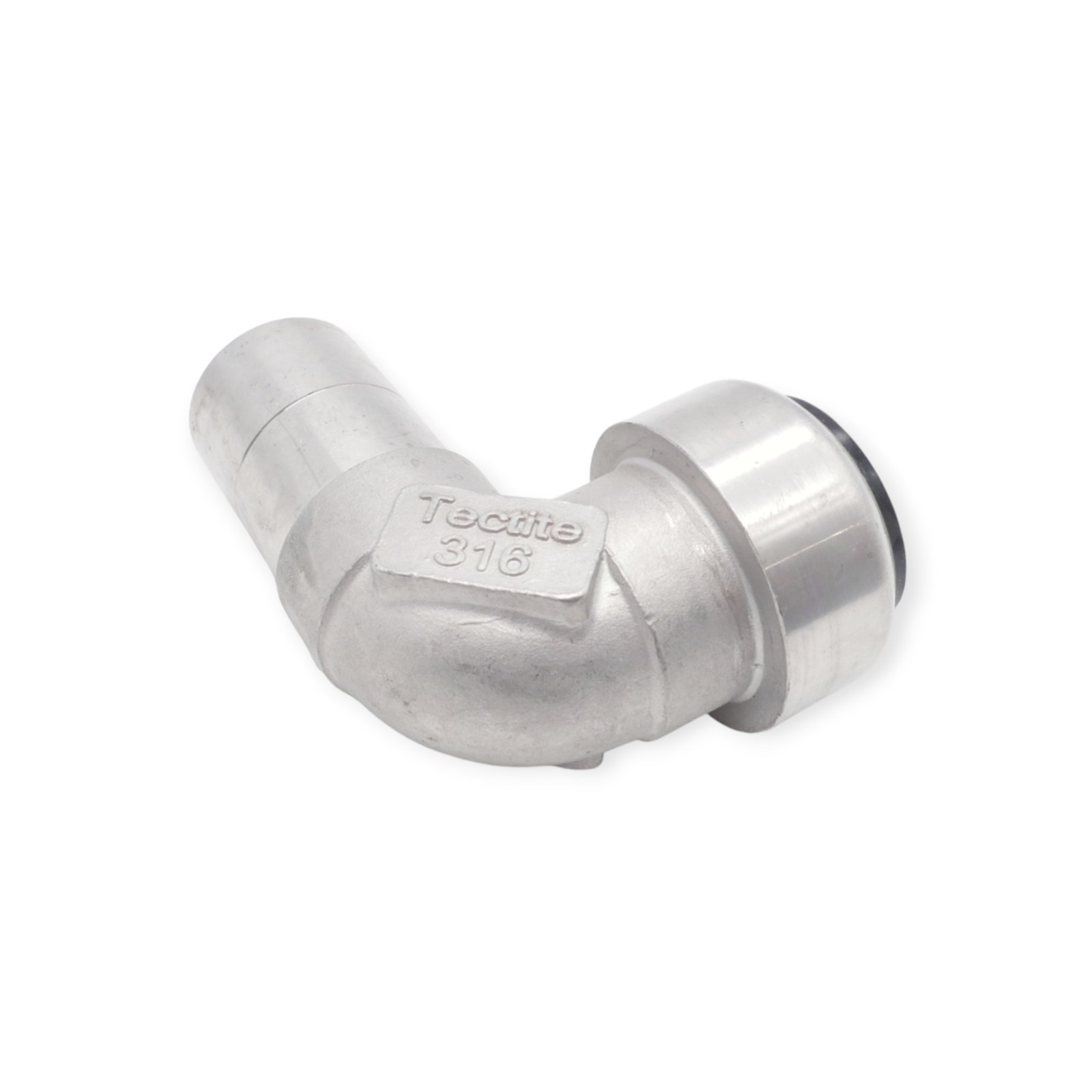 Tectite 316 Winkel Fitting 90° Edelstahl ohne Gewinde 28mm