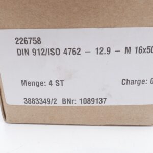 4 Stück Zylinderschraube DIN 912 M16x50 Innensechskant