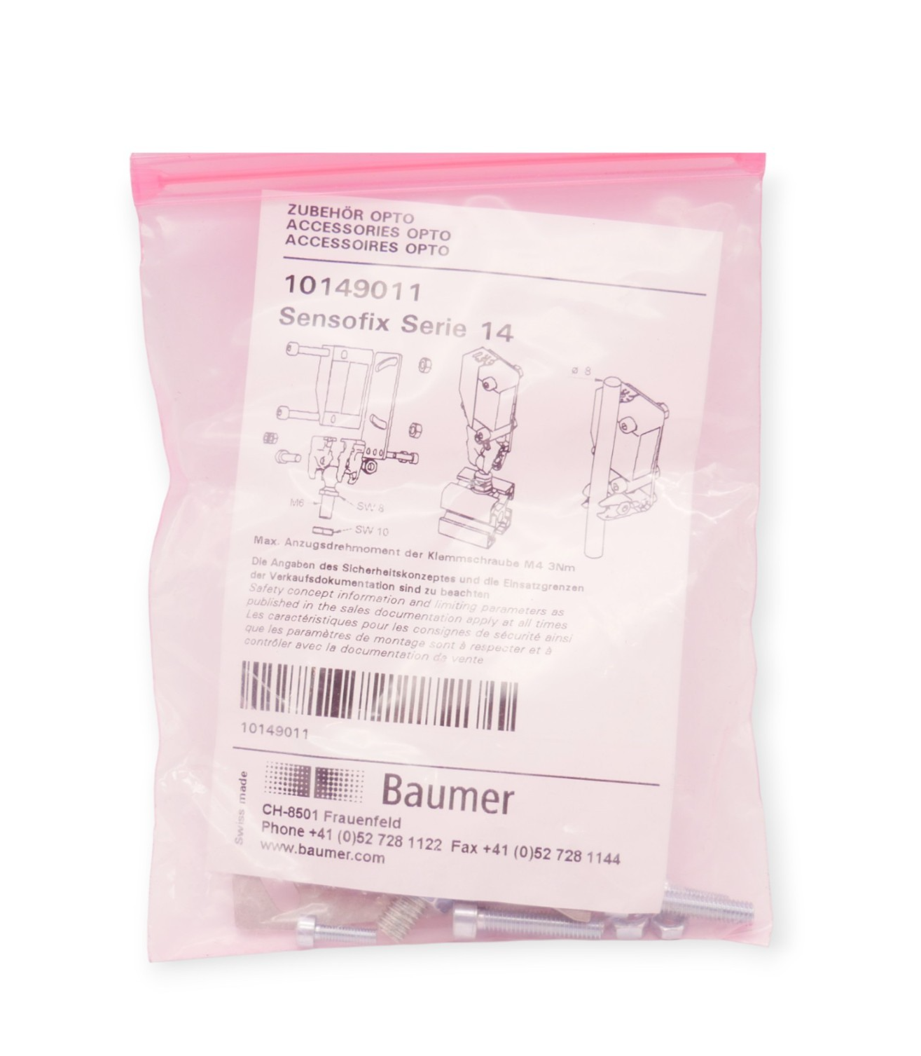 Baumer 10149011 Sensofix Serie 14