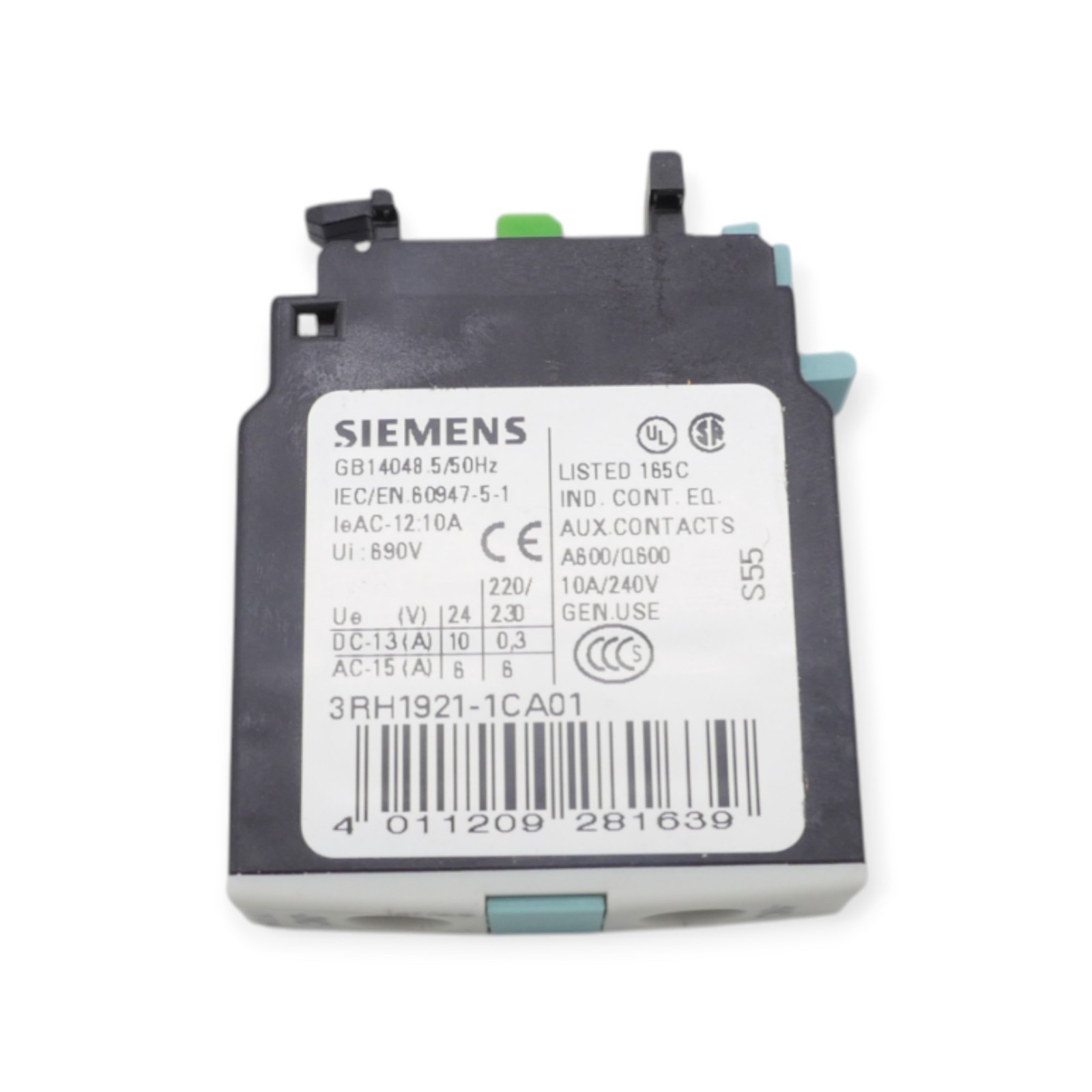 Siemens 3RK1911-2BE50 Tüllengehäuse/Steckerverbinderset Han Q4/2 2,5 mm² – Bild 2