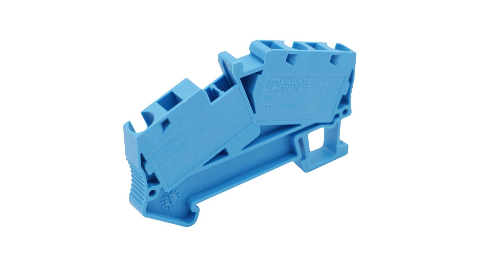 10 Stück Phoenix-Contact STS 4-TWIN BU Durchgangsklemme 3036291 800V 32A Blau – Bild 2