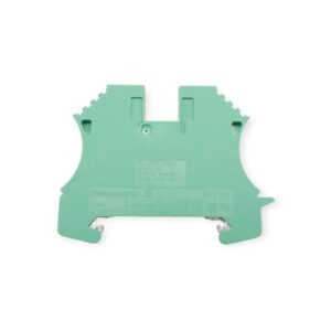 10 Stück Weidmüller WPE 2.5 Reihenklemme grün-gelb