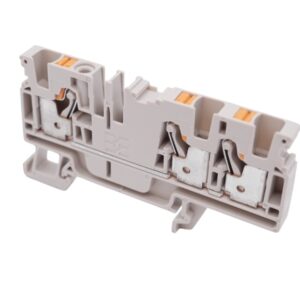 3 Stück Weidmüller 2051240000 A3C-Klemmenblöcke Durchgangsklemme 550V 4mm² Beige