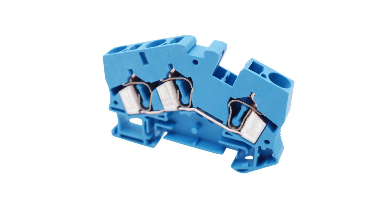 21 Stück Phoenix-Contact STS 6 Twin BU Durchgangsklemme 800V 41A 6mm² Blau – Bild 2