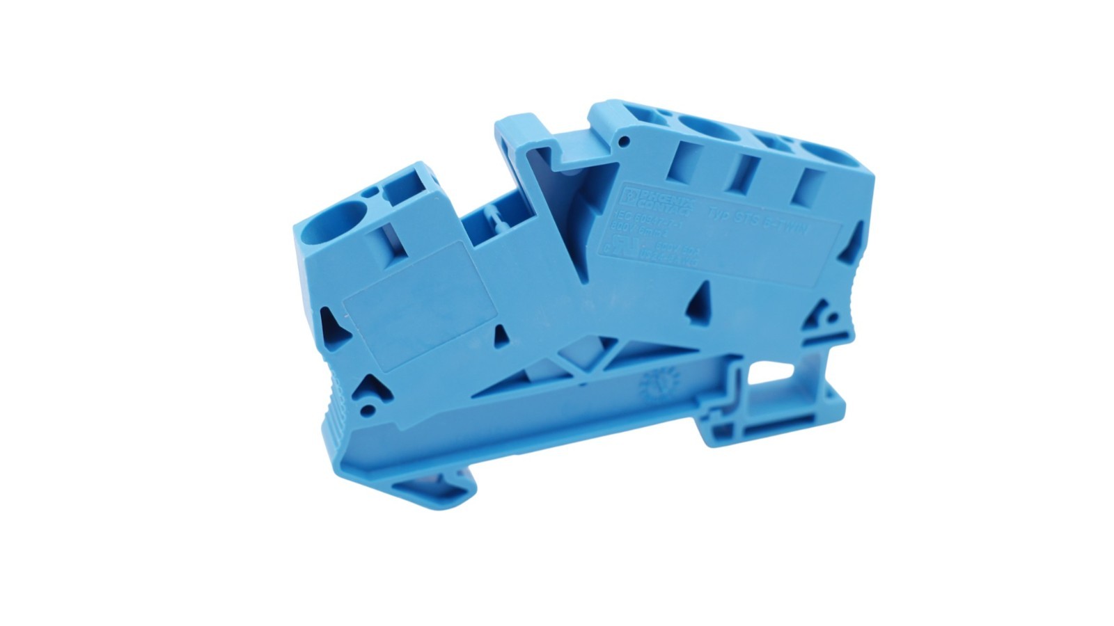 21 Stück Phoenix-Contact STS 6 Twin BU Durchgangsklemme 800V 41A 6mm² Blau – Bild 3
