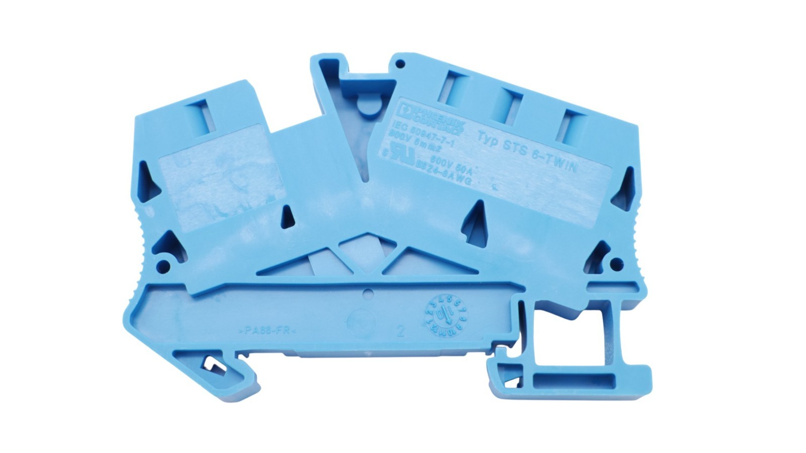 21 Stück Phoenix-Contact STS 6 Twin BU Durchgangsklemme 800V 41A 6mm² Blau – Bild 6