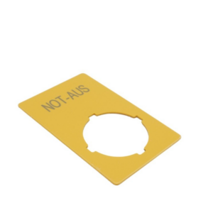 2 Stück Eaton Moeller Not-Aus-Schild M22-XZK-D99 M22-XZK-D99Q, selbstklebend