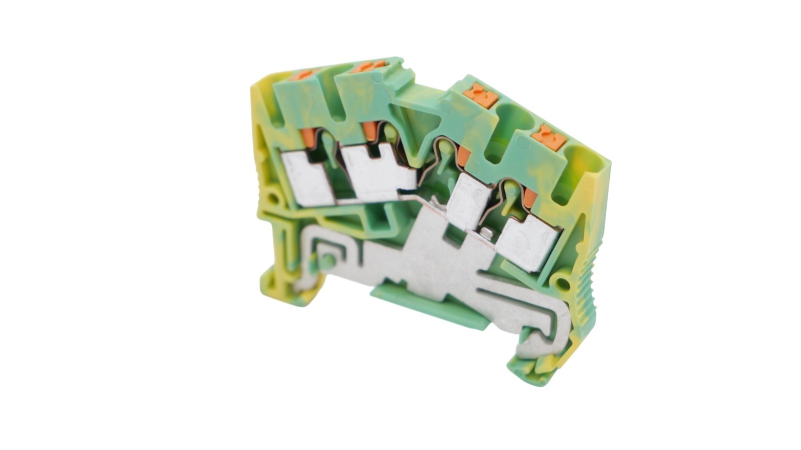 22 Stück Phoenix-Contact PTS 2,5-Quattro-PE Schutzleiter-Reihenklemme 3212011 – Bild 3