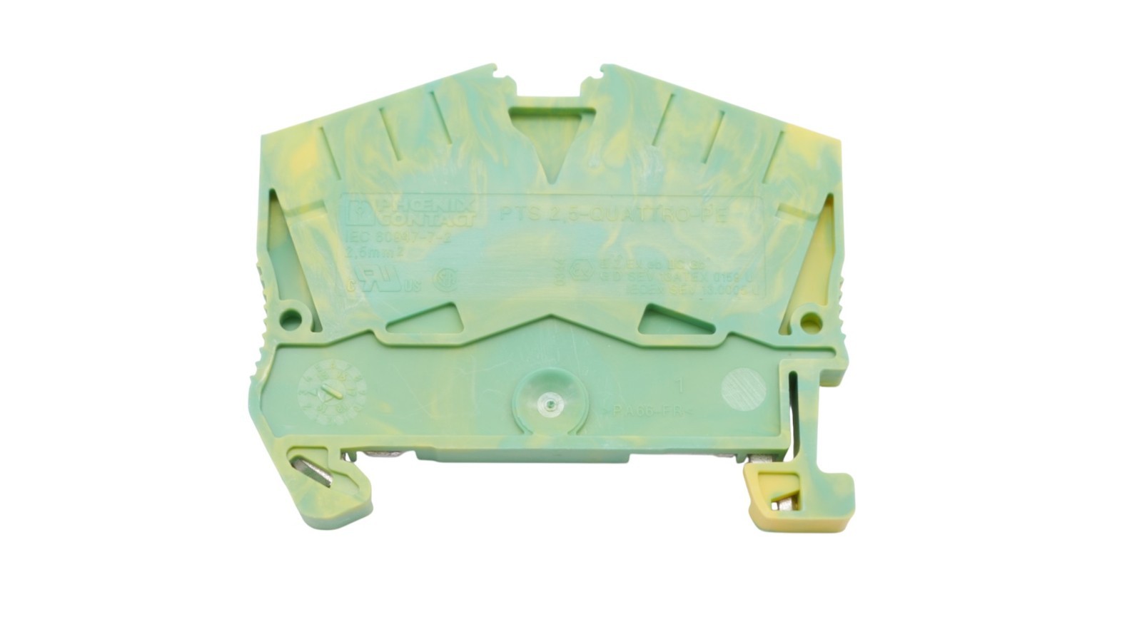 22 Stück Phoenix-Contact PTS 2,5-Quattro-PE Schutzleiter-Reihenklemme 3212011 – Bild 7