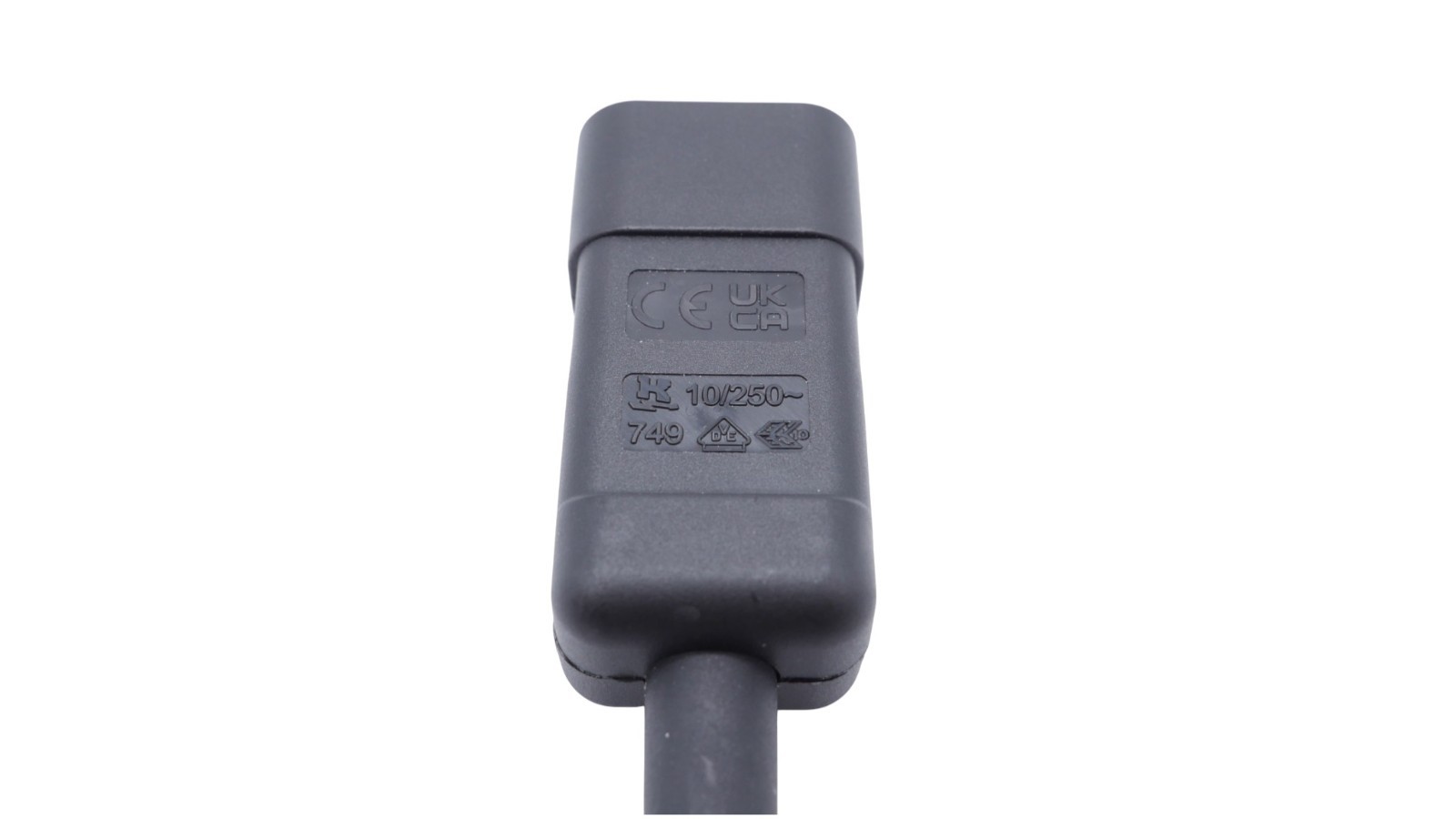 6 Stück K544GSDK Thermoplast-Gerätestecker 10A 250V AC 2-pol. EN 60 320/C13/C14 – Bild 3
