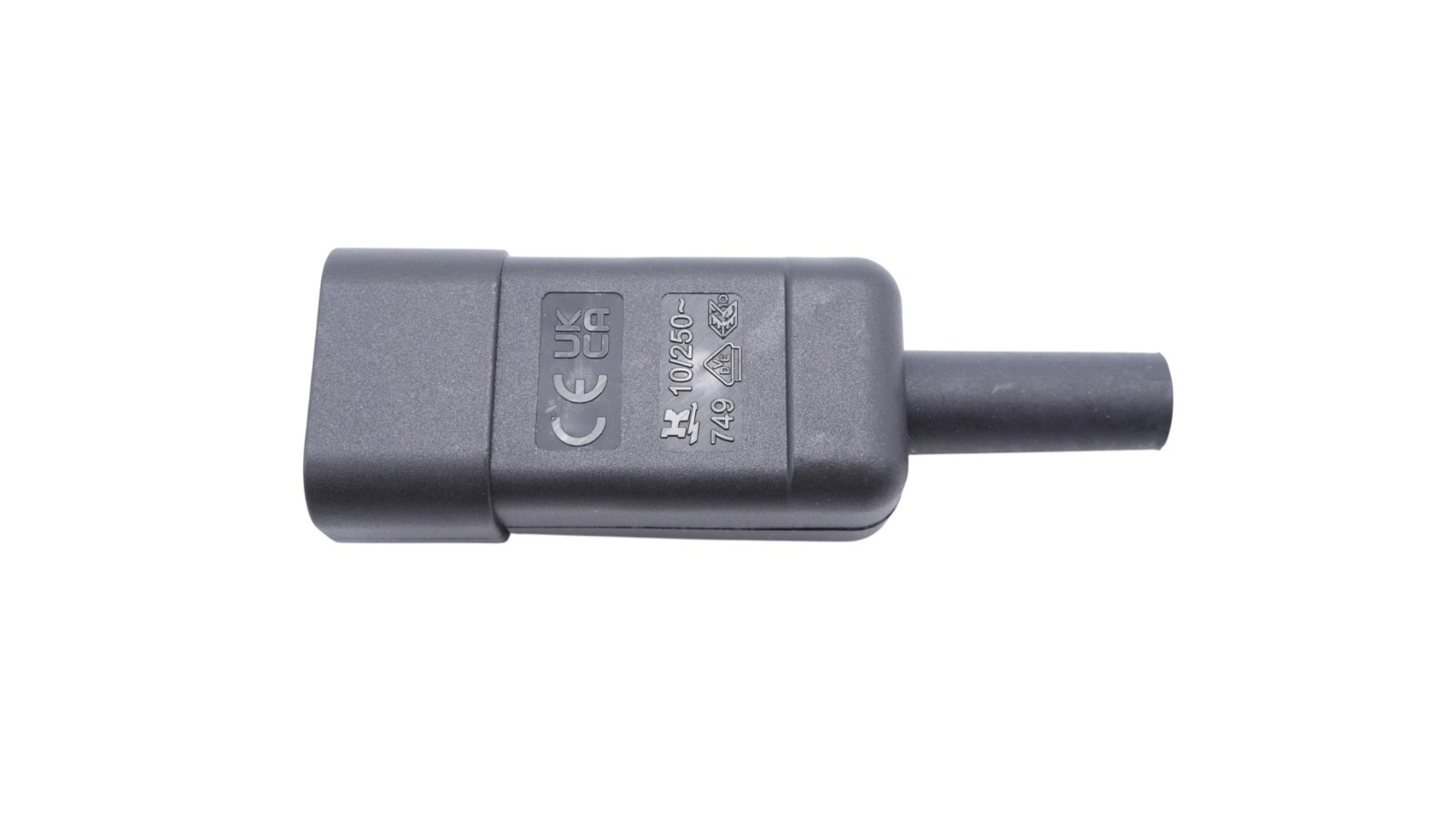 6 Stück K544GSDK Thermoplast-Gerätestecker 10A 250V AC 2-pol. EN 60 320/C13/C14 – Bild 5