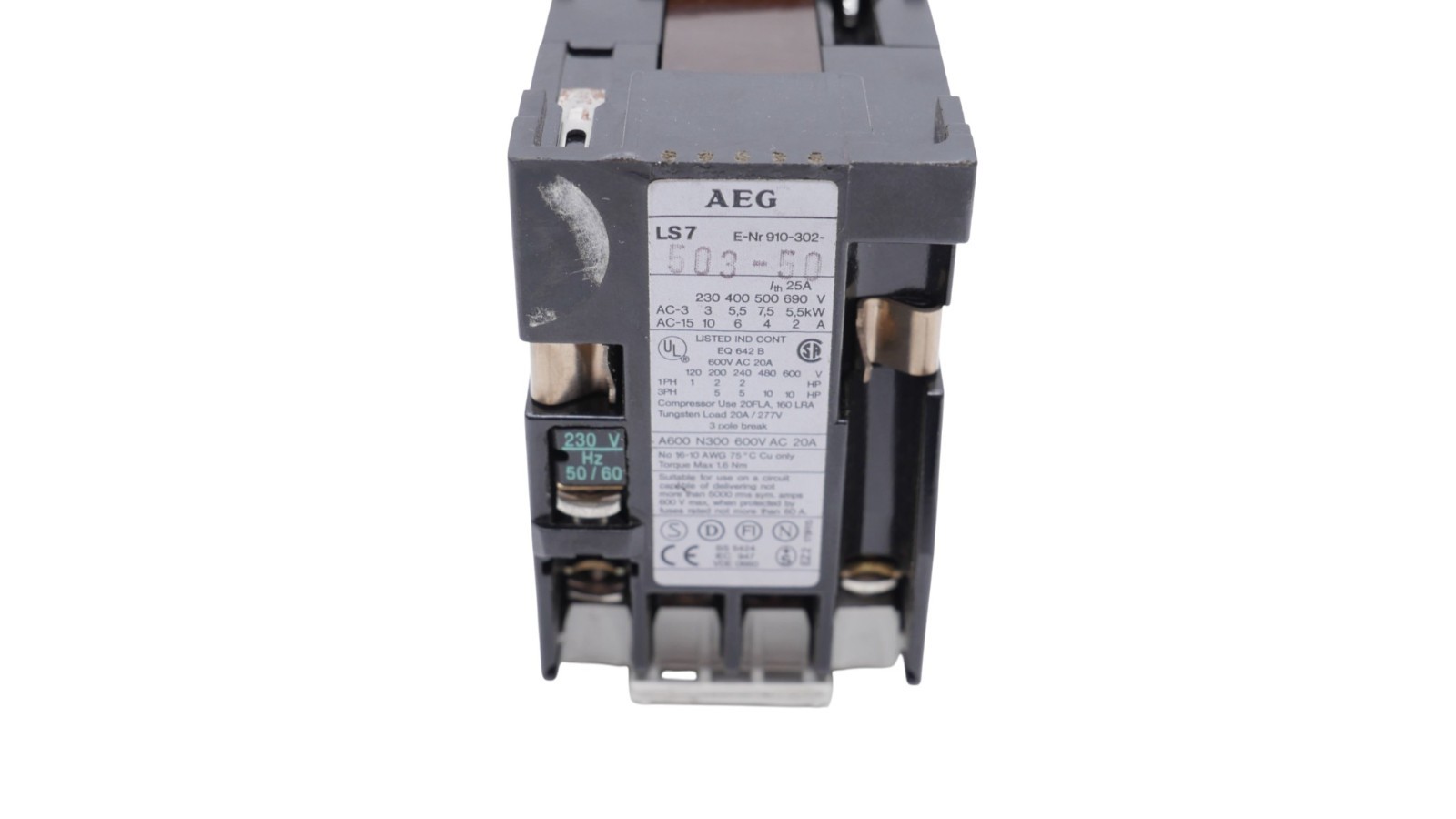 AEG LS 7 E-NR 910-302 Hilfsschütz Zustand s. Beschreibung – Bild 6