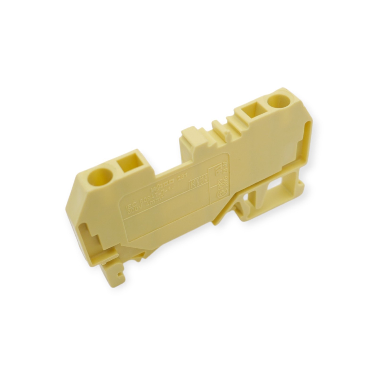 16 Stück Wago 281 Durchgangsklemme gelb – Bild 3