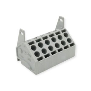 8 Stück Wago 806 2-Leiter-Buchsenklemmblock RM 5mm 5-polig