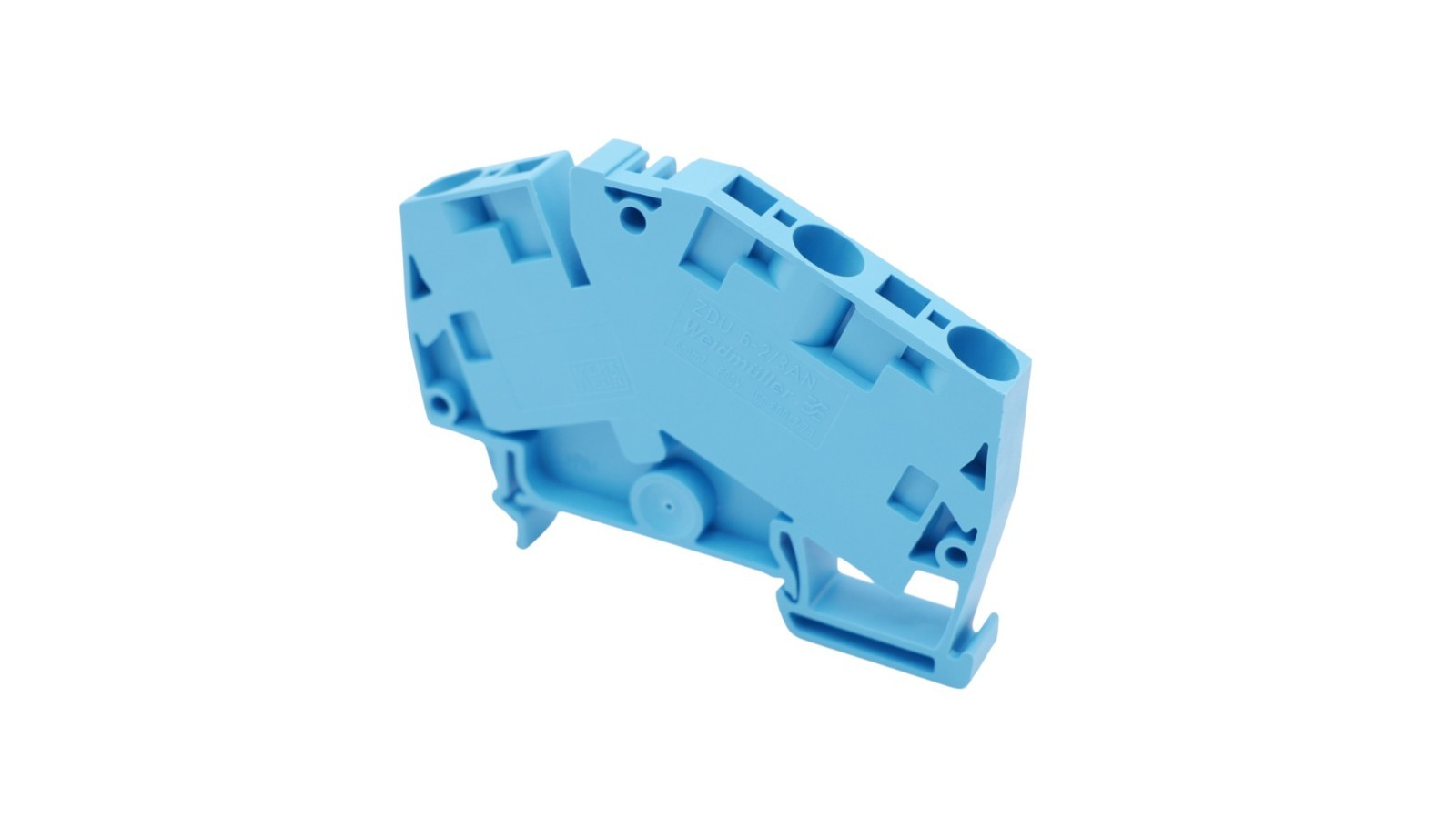5 Stück Weidmüller ZDU 6-2/3AN Durchgangsklemme Blau 6mm² 800V – Bild 3
