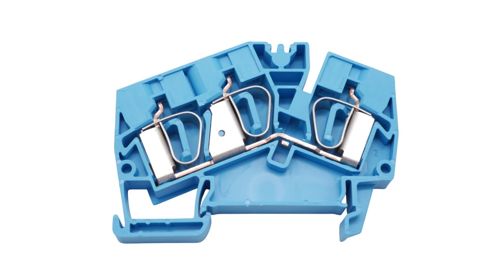 5 Stück Weidmüller ZDU 6-2/3AN Durchgangsklemme Blau 6mm² 800V – Bild 5