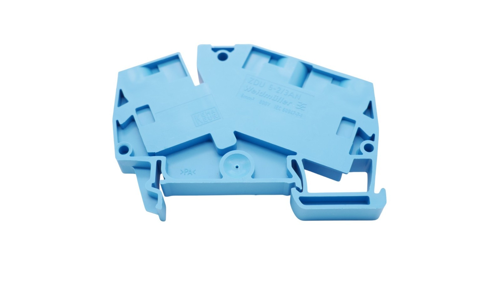 5 Stück Weidmüller ZDU 6-2/3AN Durchgangsklemme Blau 6mm² 800V – Bild 8