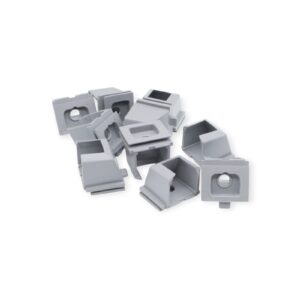 10 Stück Merten MEG3965-8029 Kanaleinführung grau