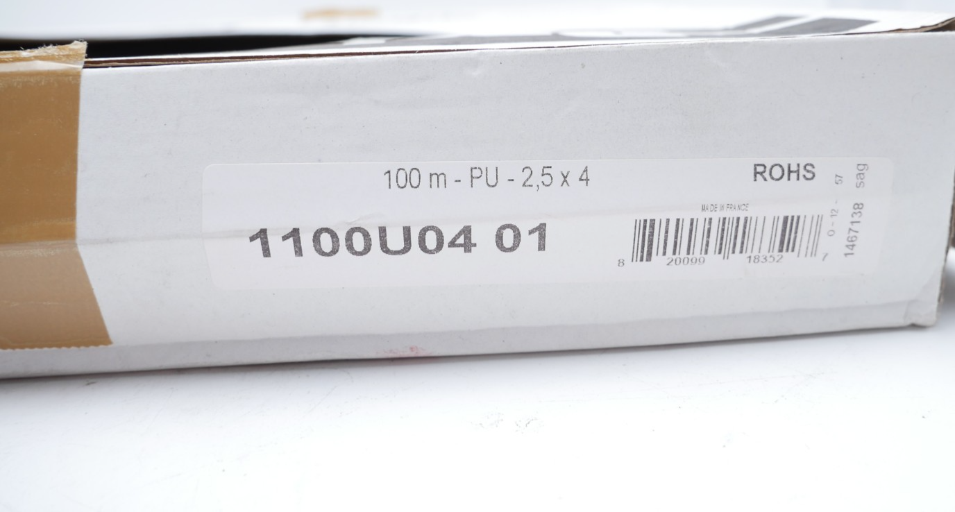 Parker Legris 1100U04 01 Druckluftrohr 100M PU - 2,5x4 schwarz – Bild 2