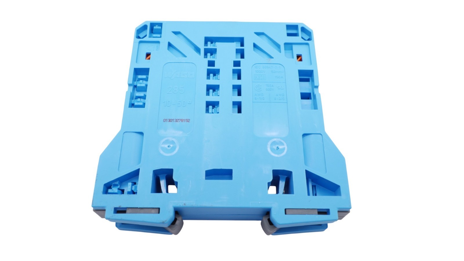 WAGO 285-154 2-Leiter-Durchgangsklemme 10-50 1000V 50mm² 150A blau – Bild 5