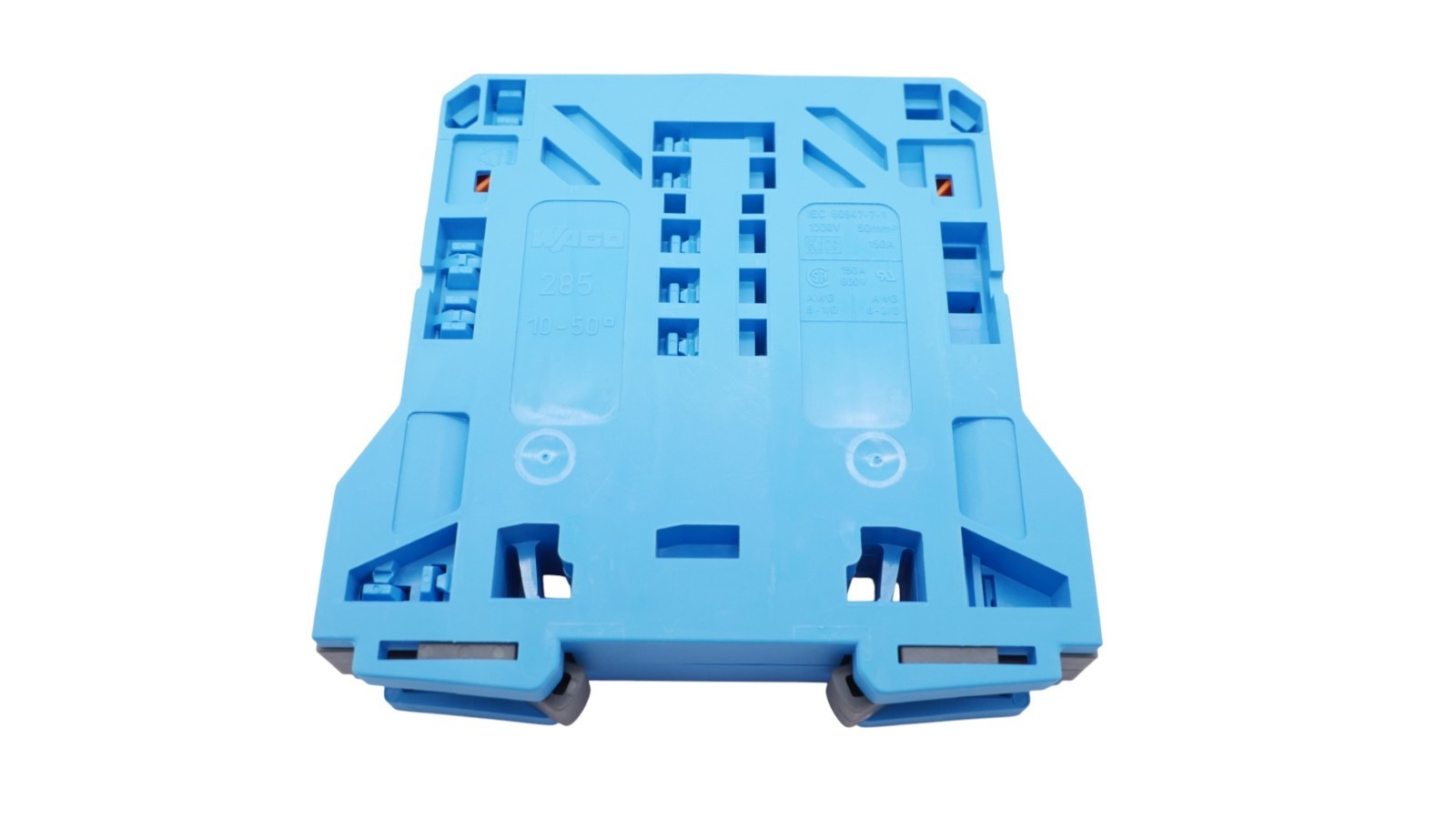 WAGO 285-154 2-Leiter-Durchgangsklemme 10-50 1000V 50mm² 150A blau – Bild 6