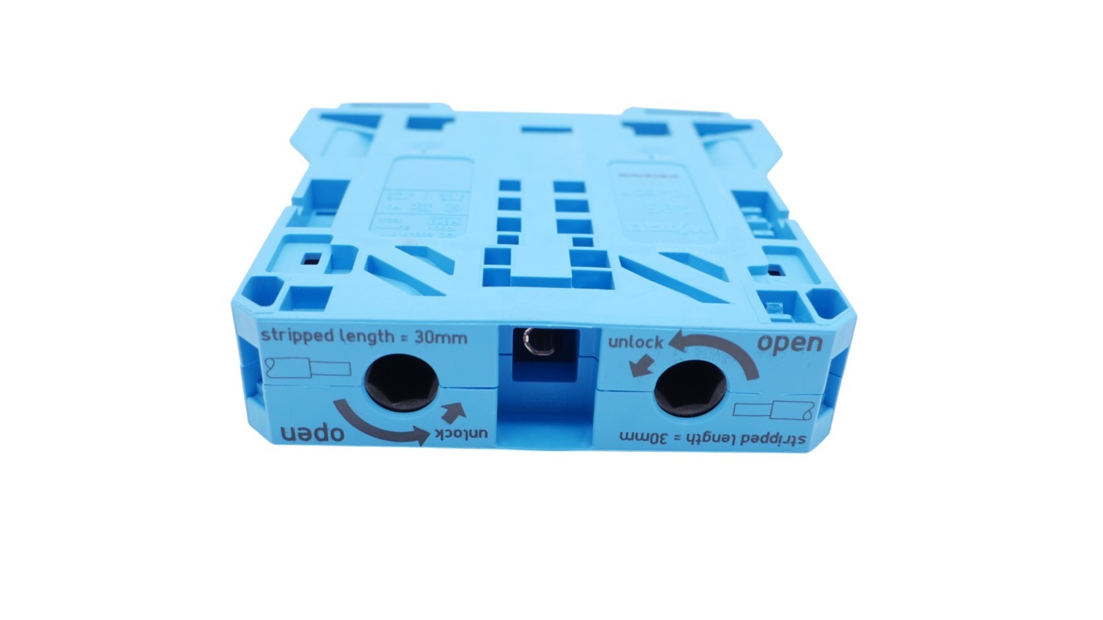 WAGO 285-154 2-Leiter-Durchgangsklemme 10-50 1000V 50mm² 150A blau – Bild 7