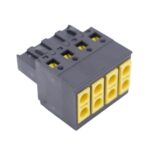 8 Stück Phoenix Contact TVFKC 1,5/4-ST BK YE Leiterplattenstecker 1727142