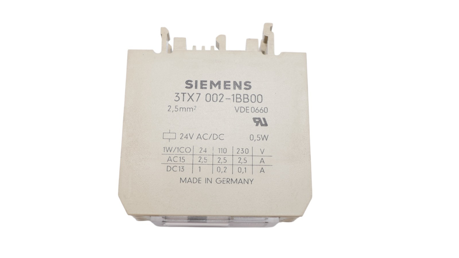 2 Stück Siemens 3TX7002-1BB00 Relais – Bild 7