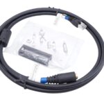 Anschlusskabel RJ45-MiniDin 2m weiß/blau für Safety 400 mit RJ45 Stecker M12