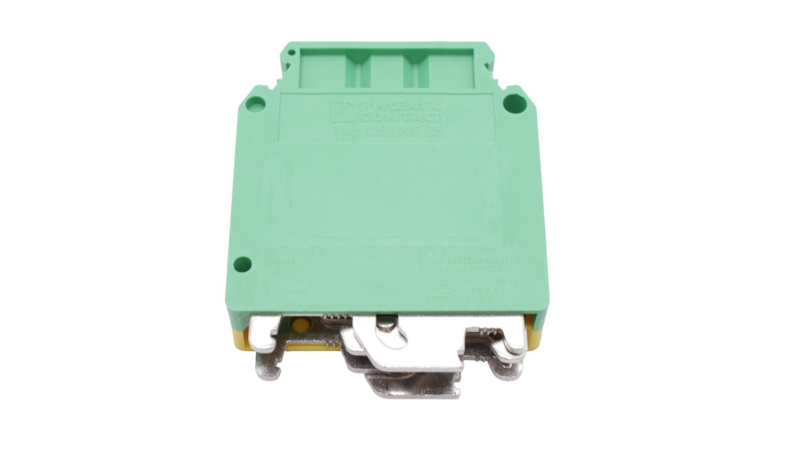 9 Stück Phoenix-Contact USLKG 35 Schutzleiter-Reihenklemme 0444019 35mm² AWG2 gr – Bild 5