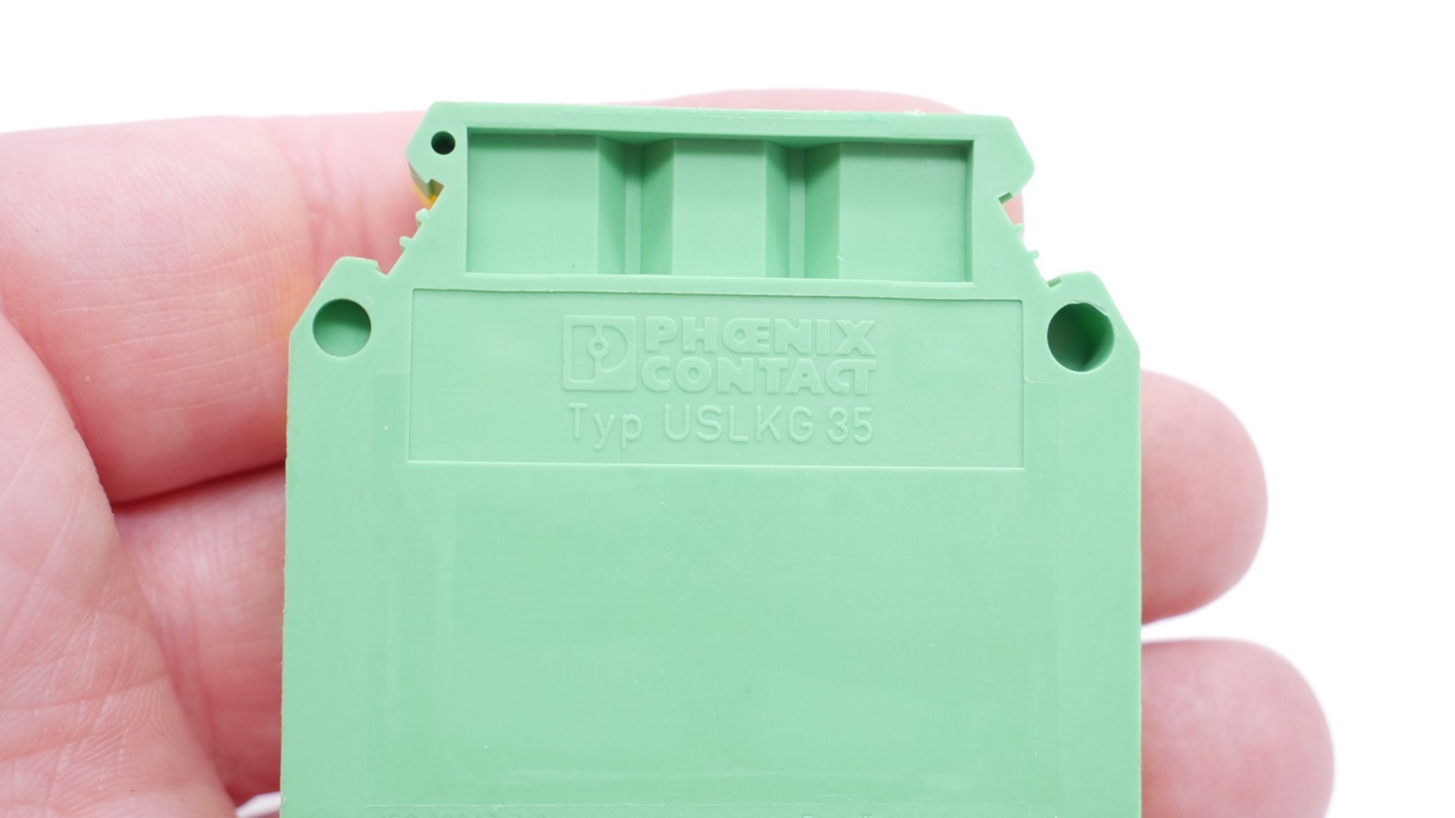9 Stück Phoenix-Contact USLKG 35 Schutzleiter-Reihenklemme 0444019 35mm² AWG2 gr – Bild 8
