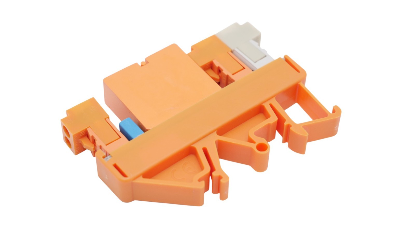 Weidmüller Hutschiene + Schrack V23057-B3028-A101 KR900012 5A 250V AC Orange – Bild 4