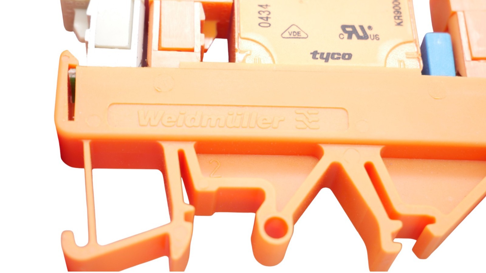 Weidmüller Hutschiene + Schrack V23057-B3028-A101 KR900012 5A 250V AC Orange – Bild 8