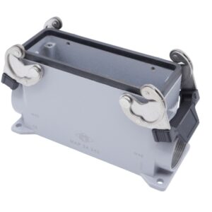 2 Stück Ilme MAP 24.240 Sockelgehäuse Steckverbindergehäuse M40 Alu 2 Bügel