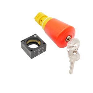 Siemens 3SB3 000-1KA20-Z Not Halt-Pilzdrucktaster mit Schlüssel
