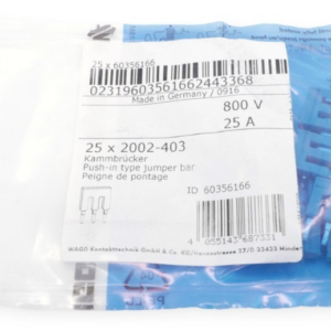 Wago 25x2002x403 Kammbrücker VPE 25 Stk.