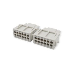 2 Stück Harting 09140123101 02A791R05 Buchseneinsatz