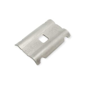 10 Stück Siltec S40B V4A Klemmplatte für Gitterrinne