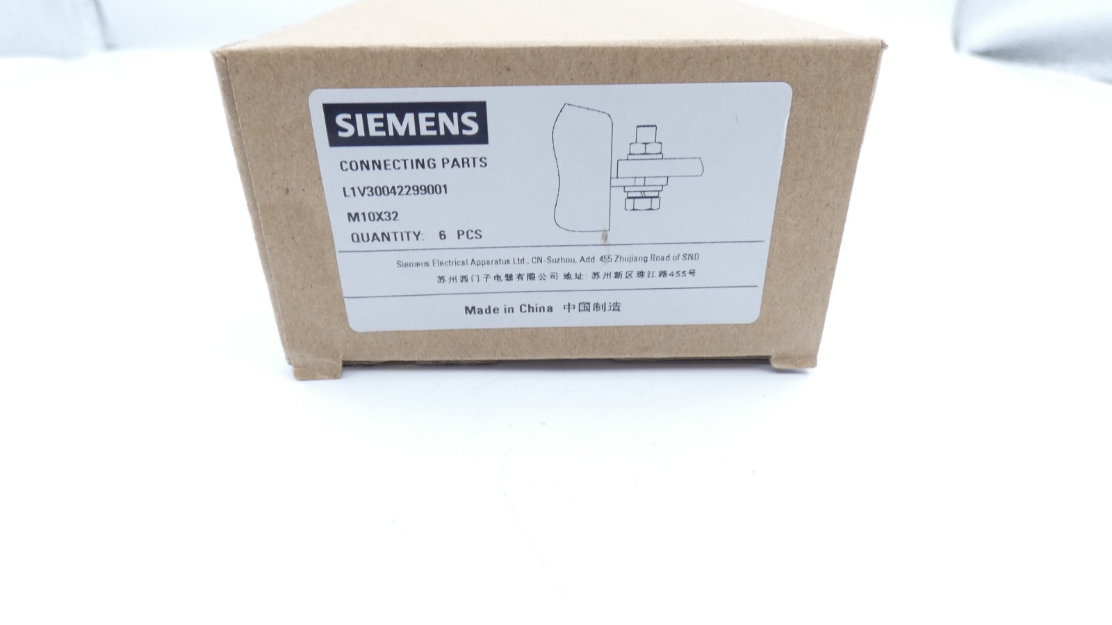 Siemens L1V30042299001 M10x32 Connecting Parts VPE 6 Stk – Bild 2