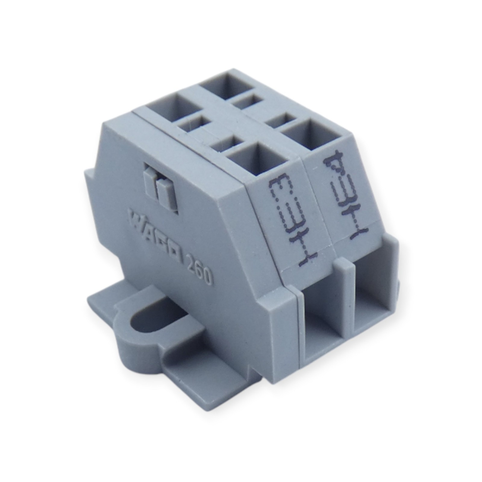 10 Stück Wago 260 Klemme 1,5mm² 300V grau