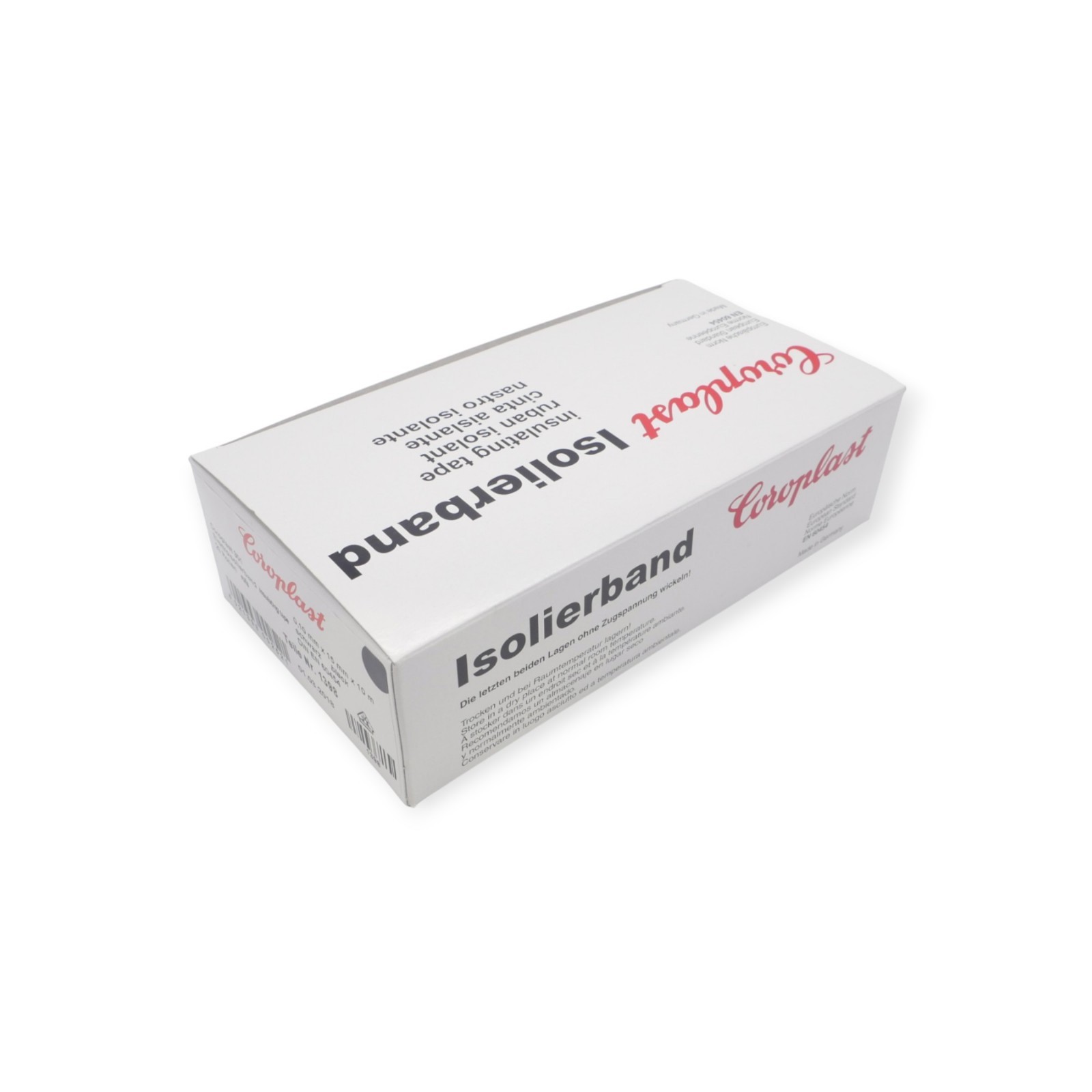 Coroplast 1398 Elektroisolierband 0,10 mmx15 mmx10m Schwarz EN60454 VPE=20 Stück – Bild 2