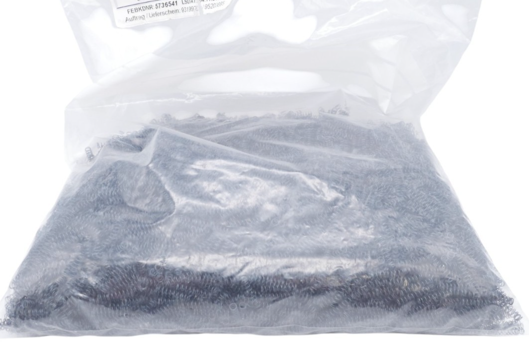 7000 Stück Febrotec 5736541-D0,34/1 Druckfeder 1.1211 d=0,34 Da=3,25 n=8,5 L0=15 – Bild 2