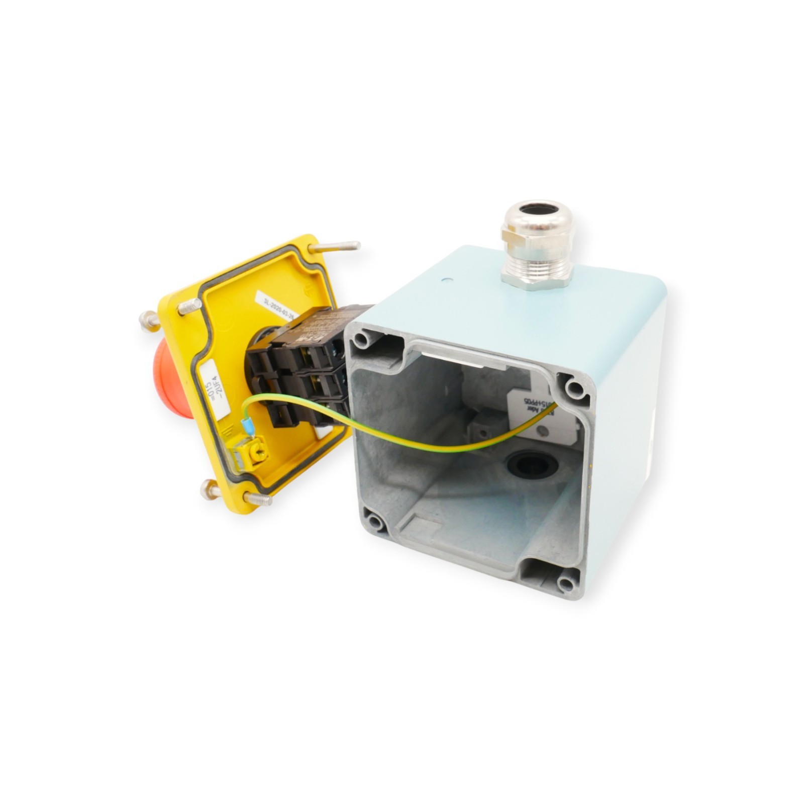 Eaton-Schneider M22-K01+M22-PV Notschalter+ Kontaktblock mit Gehäuse – Bild 3