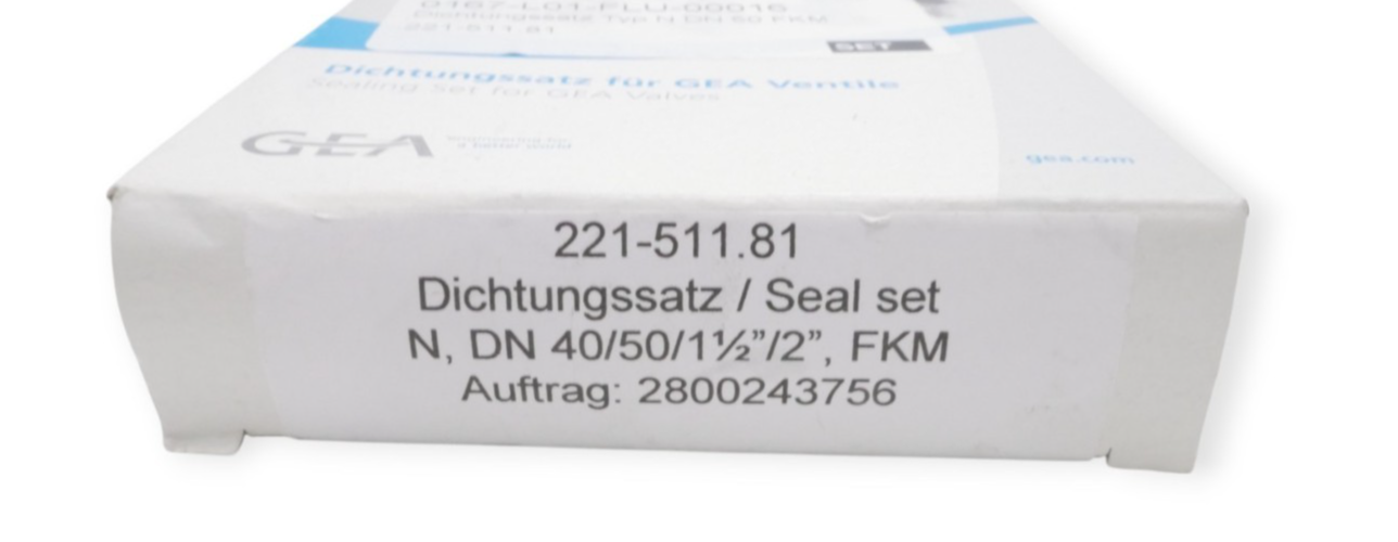 Gea Tuchenhagen 221-511.81 Dichtungssatz Typ N DN 40/50 FKM – Bild 3