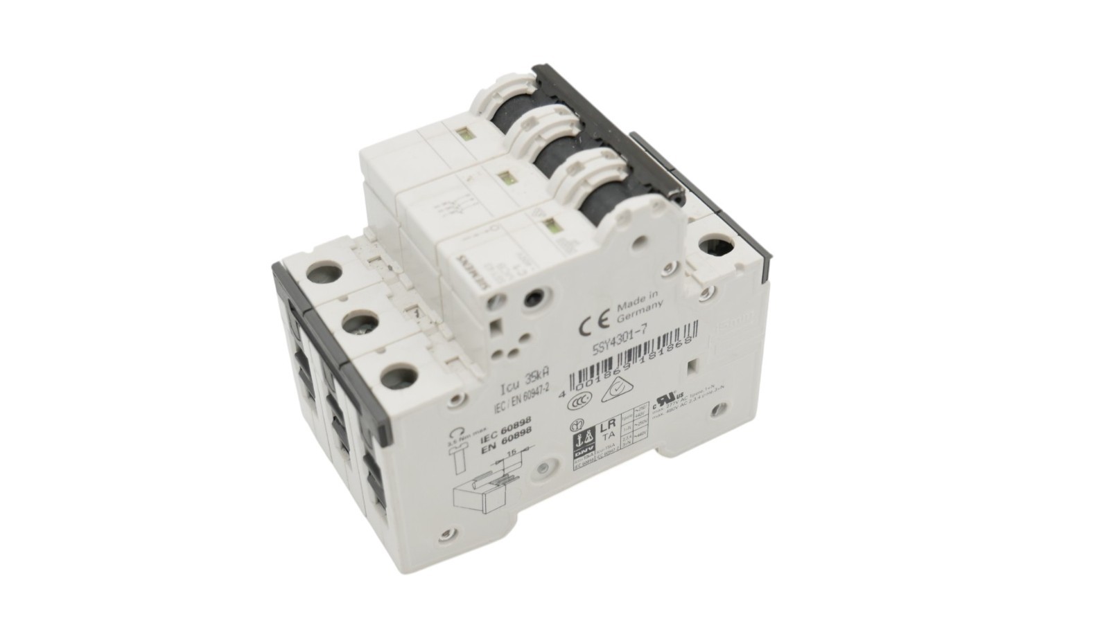 Siemens 5SY43 MCB C1 Leistungsschalter – Bild 2