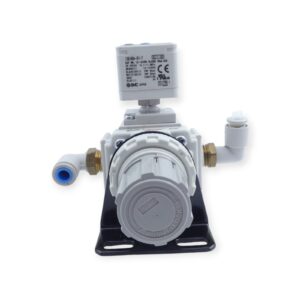 SMC ISE40A-01-T Präzisionsdruckschalter mit SMC AR25-F02H-B Druckminderer