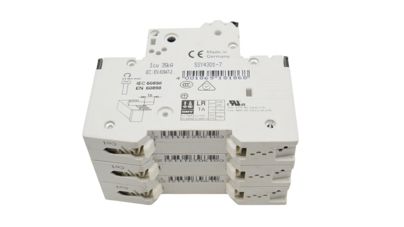 Siemens 5SY43 MCB C1 Leistungsschalter – Bild 5