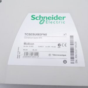 SchneiderElectric Modicon TCSESU083FN0 ConneXium Switch 8TX Rückseite beschädigt
